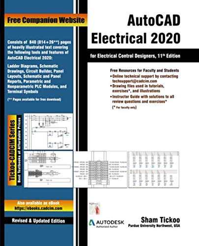 AutoCAD Electrical 2020 for Electrical Control Designers, 11th Edition