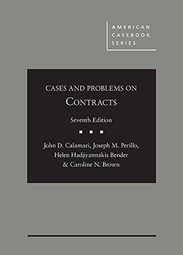 Cases and Problems on Contracts - CasebookPlus