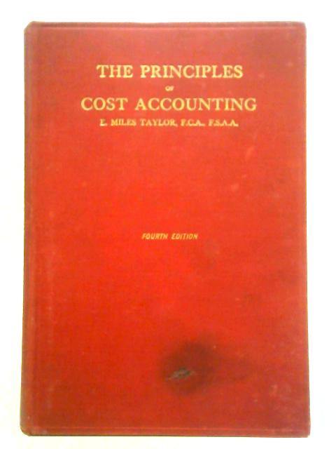The Principles of Cost Accounting
