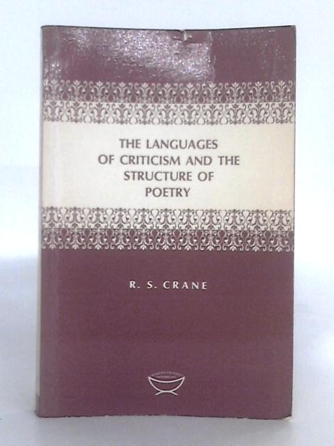 The Languages of Criticism and the Structure of Poetry