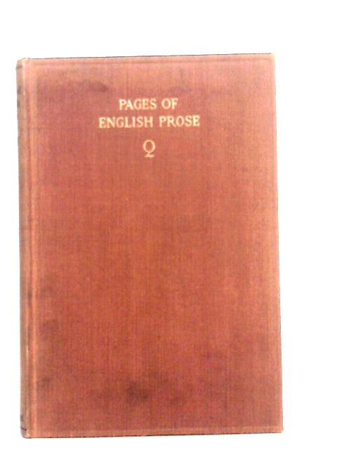 Pages of English Prose 1390-1930