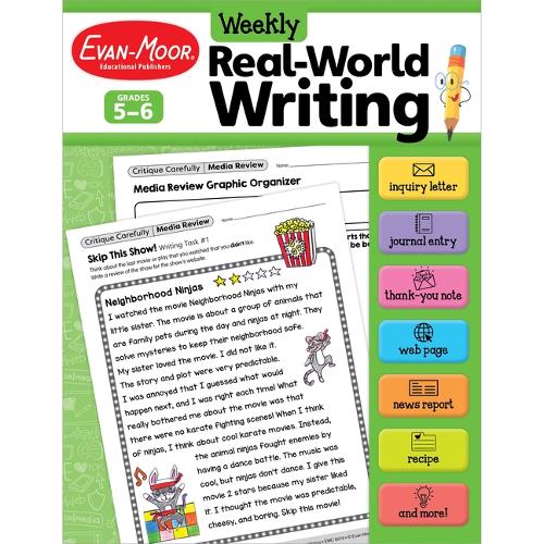 Weekly Real-World Writing, Grades 5-6-Ls Cpq