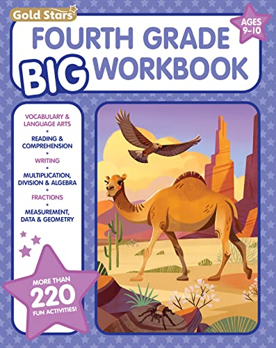 th Grade BIG Workbook All Subjects for Kids includes Activities Math Reading Comprehension Vocabulary and Language Arts Writing Math Skills Algebra Fractions Geometry and More