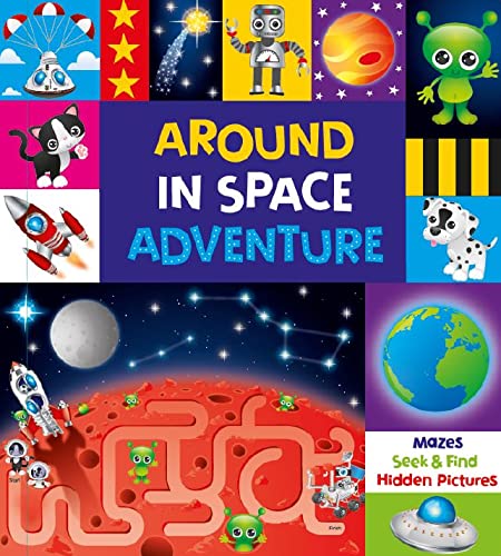 Around in Space Adventure - Kids Books - Childrens Books - Toddler Books by Page Publications
