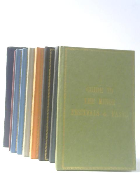 A Guide To The Sabbath, The Minor Festivals & Fasts, Shavuoth, Passover, Hanukkah & Purim, Succoth, Yom Kippur, Rosh Ha-shanah - 8 Volume Set