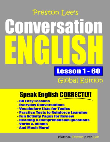 Preston Lee's Conversation English - Global Edition Lesson 1 - 60