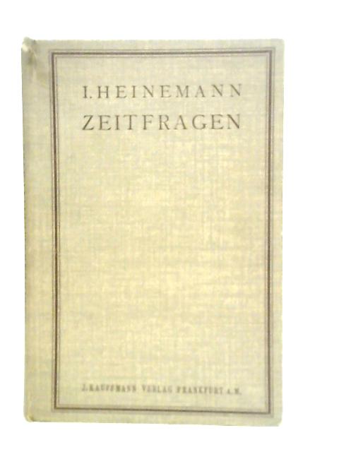 Zeitfragen im Lichte Jüdischer Lebensanschauung