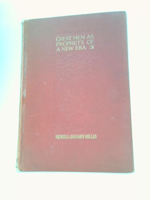 Great Men as Prophets of a New Era 1922
