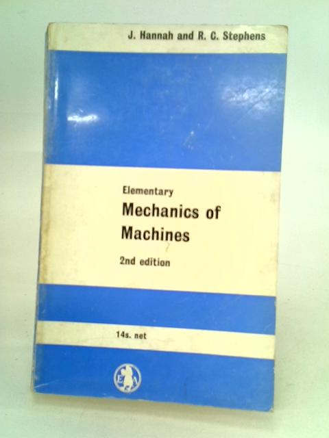 Mechanics of Machines: Elementary Theory and Examples
