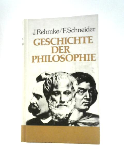 Geschichte der Philosophie