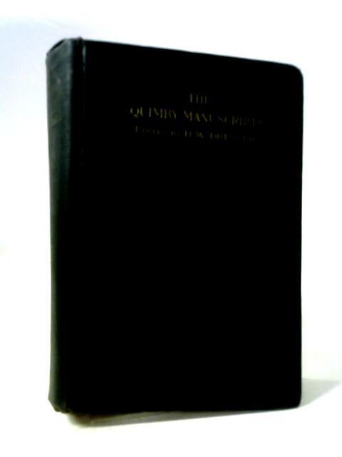 The Quimby Manuscripts