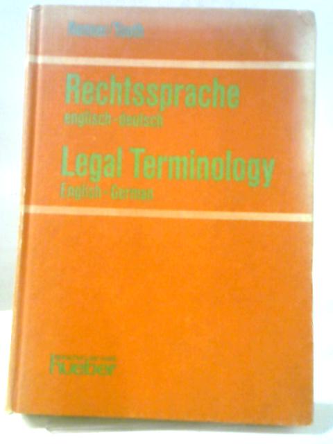 Rechtssprache English-Deutsch & Legal Terminology English-German