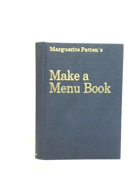 Marguerite Patten's Make a Menu Book