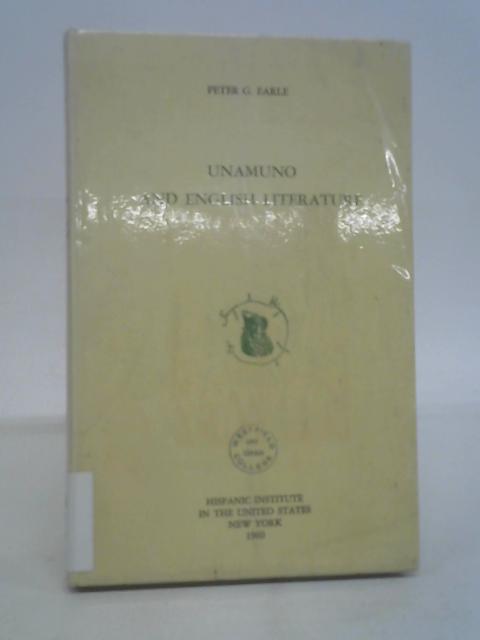 Unamuno And English Literature
