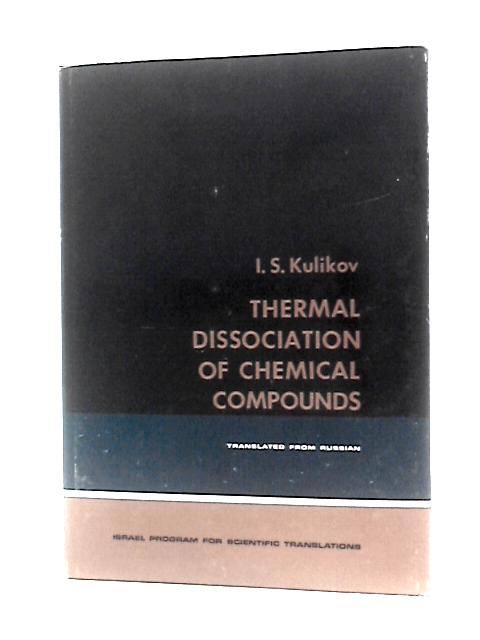 Thermal Dissociation of Chemical Compoun