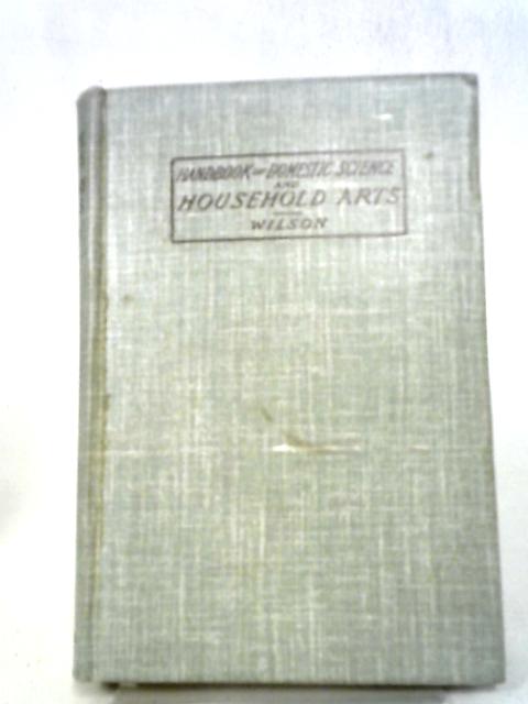 Handbook of Domestic Science and Household Arts For Use In Elementary Schools