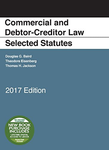 Commercial and Debtor-Creditor Law Selected Statutes