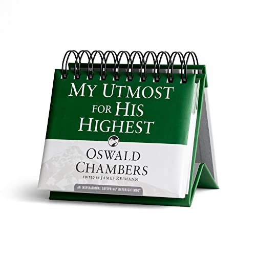 Oswald Chambers - My Utmost For His Highest - An Inspirational DaySpring DaBrightener - Perpetual Calendar (English and Japanese Edition)