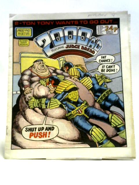 2000 AD Featuring Judge Dredd Prog 440 19th October
