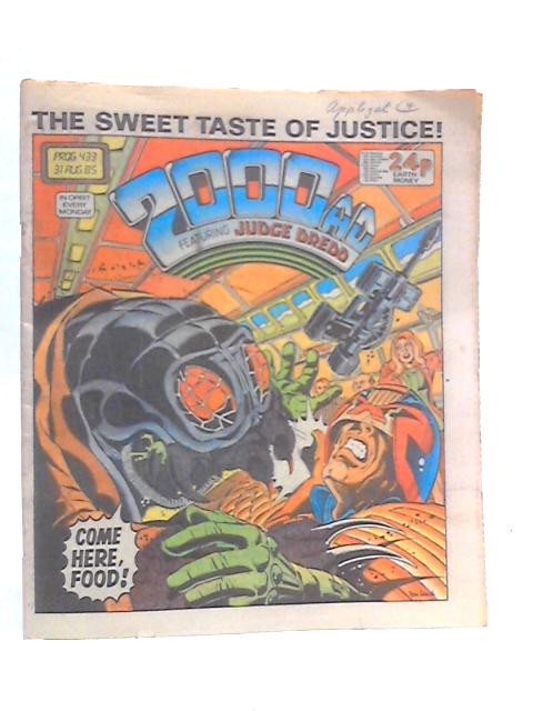2000 AD Featuring Judge Dredd Prog 433