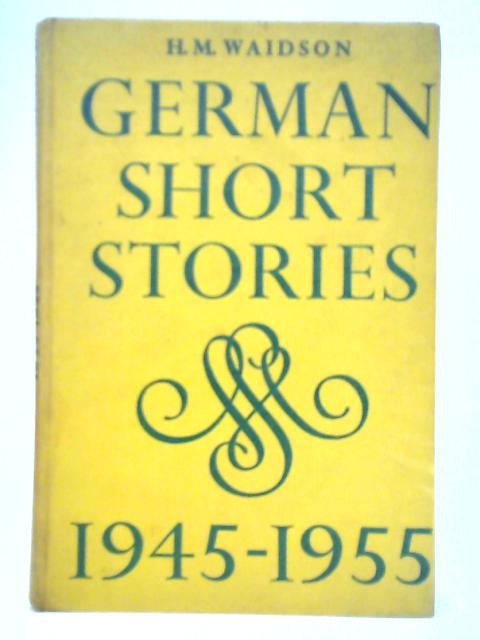 German Short Stories, 1945-1955
