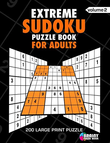 Extreme Sudoku Puzzle Book For Adults