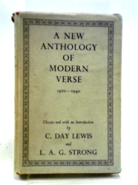 A New Anthology of Modern Verse 1920-1940