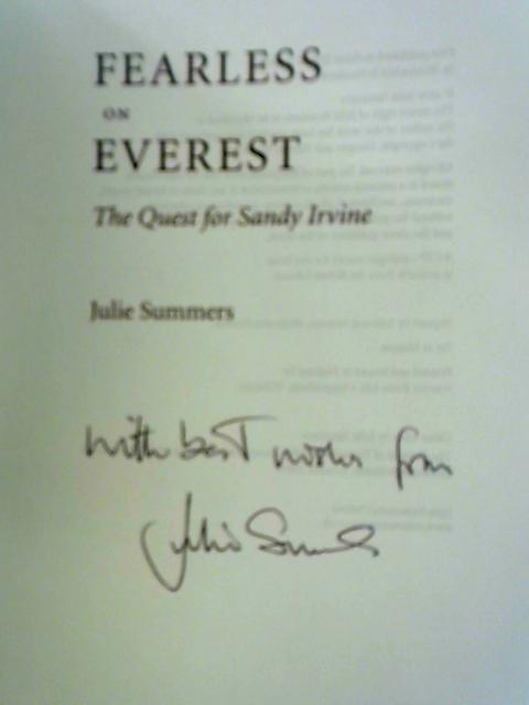 Fearless on Everest: The Quest for Sandy Irvine