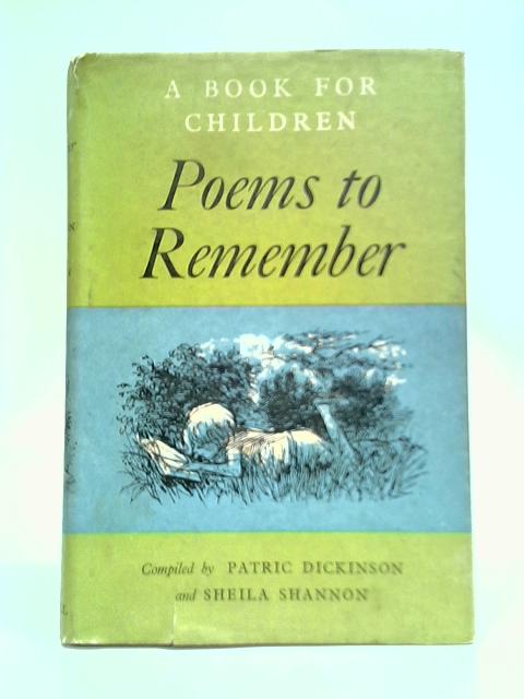 Poems To Remember
