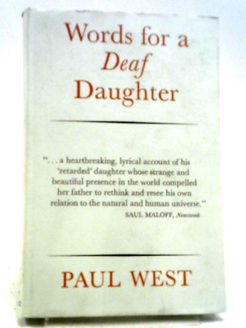 Words For A Deaf Daughter