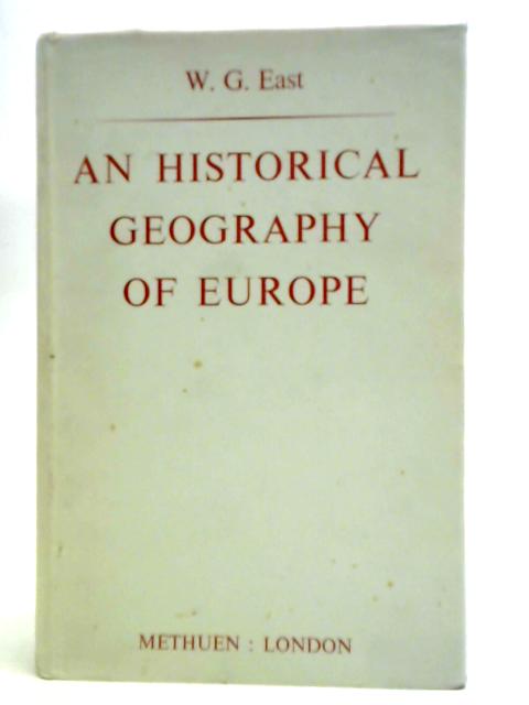 An Historical Geography of Europe