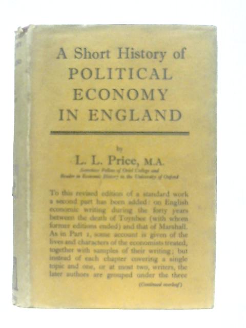 A Short History of Political Economy in England from Adam Smith to Alfred Marshall