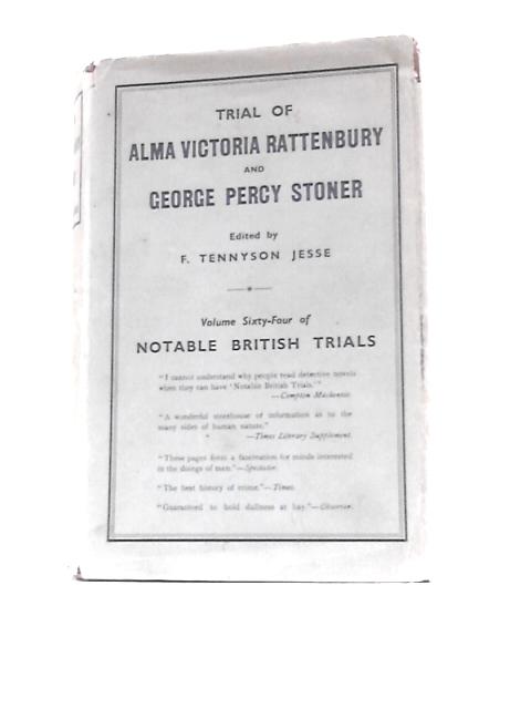 Trial of Alma Victoria Rattenbury and George Percy Stoner