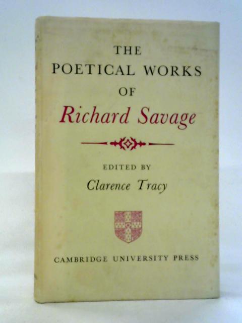 The Poetical Works of Richard Savage