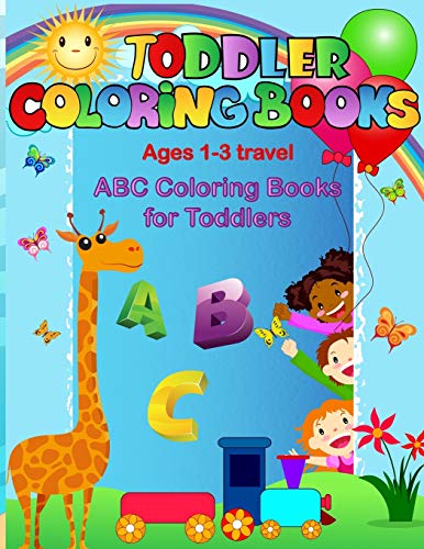 Toddler coloring books ages 1-3 travel