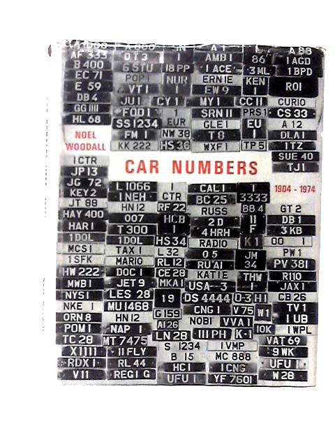 Car Numbers 1904-1974