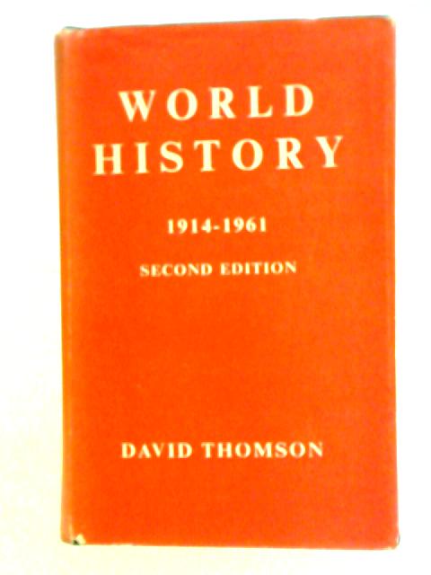 World History from 1914 to 1961