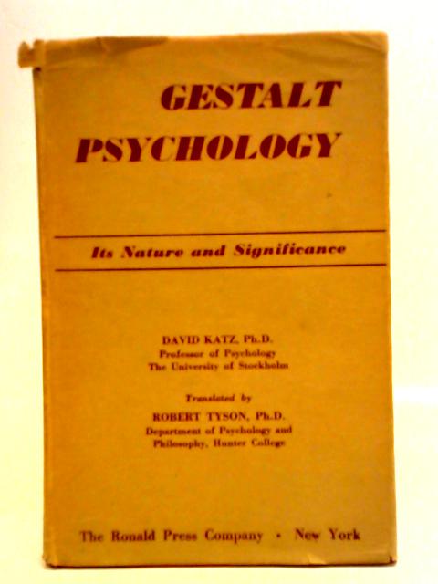 Gestalt Psychology