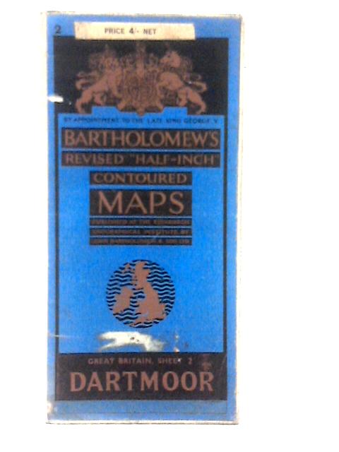 Bartholomew's Revised "Half-Inch" Contoured Maps - Great Britain, Sheet 2 Dartmoor