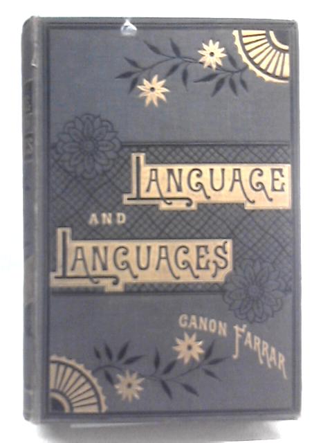 Language and Languages being "Chapters on Language" and "Families of Speech"