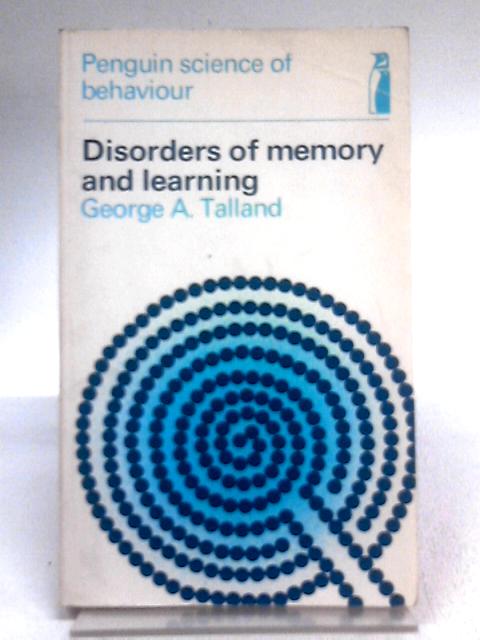 Disorders Of Memory And Learning