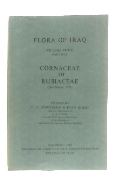 Flora of Iraq. Volume Four, Part One. Cornaceae to Rubiaceae
