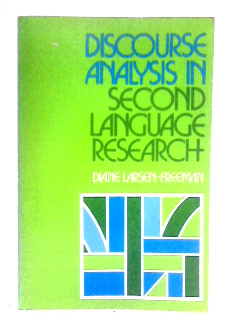 Discourse Analysis in Second Language Research