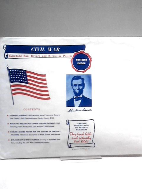 Civil War: Battlefield Map, Reward and Recruiting Posters: Northern Edition