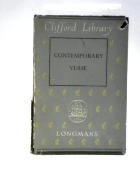 Contemporary Verse: An Anthology