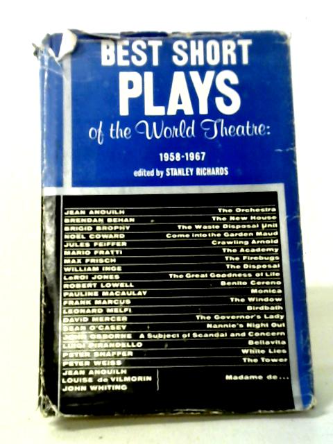 Best Short Plays of the World Theatre, 1958-1967