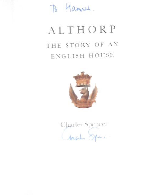 Althorp. The Story of an English House