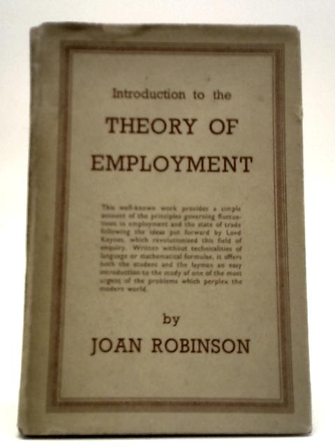 Introduction to the Theory of Employment