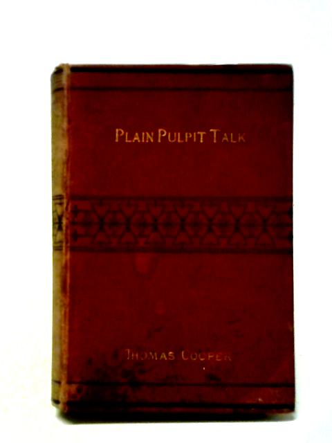 Plain Pulpit Talk