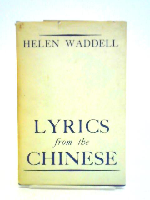 Lyrics from the Chinese